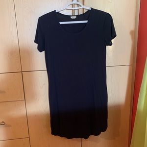 Navy blue t-shirt dress